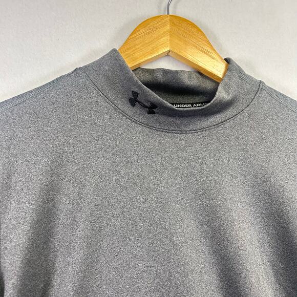 Under Armour Cold Gear‎ Fitted Mock Shirt Small- Active Outdoor Layering Piece - Picture 3 of 11